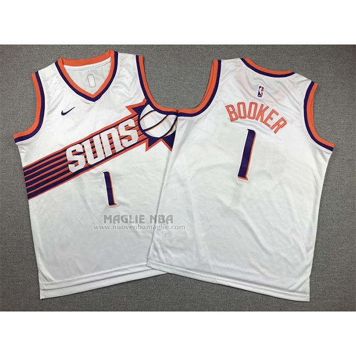 Maglia
 Devin Booker NO 1 Bambino
 Phoenix Suns Association 2023-24 Bianco
